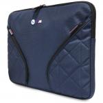 Husa laptop BMW Nylon Pockets and Metal Logo compatibila cu laptop 16 inch, Albastru 3 - lerato.ro