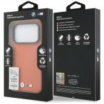Husa BMW M Metal Logo cu MagSafe compatibila cu iPhone 17 Pro Max, Portocaliu 9 - lerato.ro