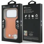 Husa BMW M FW Metal Logo cu MagSafe compatibila cu iPhone 17 Pro, Portocaliu 9 - lerato.ro