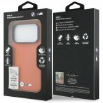 Husa BMW M Metal Logo cu MagSafe compatibila cu iPhone 17 Pro, Portocaliu 9 - lerato.ro