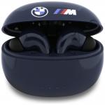 Casti wireless BMW Printed Logo, TWS, Bluetooth 5.4, 300 mAh, Autonomie 12h, USB-C, Navy Blue 2 - lerato.ro