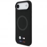 Carcasa BMW M Silicon Logo cu MagSafe compatibila cu iPhone 17 Air, Negru 3 - lerato.ro