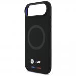 Carcasa BMW M Silicon Logo cu MagSafe compatibila cu iPhone 17 Air, Negru 7 - lerato.ro