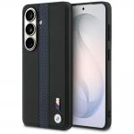 Carcasa BMW Perforated Stripe Logo cu MagSafe compatibila cu Samsung Galaxy S26, Negru / Albastru 4 - lerato.ro