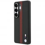 Carcasa BMW Perforated Stripe Logo cu MagSafe compatibila cu Samsung Galaxy S26 Ultra, Negru / Rosu 3 - lerato.ro