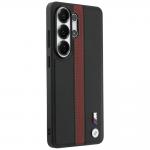 Carcasa BMW Perforated Stripe Logo cu MagSafe compatibila cu Samsung Galaxy S26 Ultra, Negru / Rosu 5 - lerato.ro