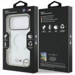 Carcasa BMW M IML Shockproof Metal Logos cu MagSafe compatibila cu iPhone 17 Pro, Transparent 9 - lerato.ro