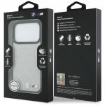Husa BMW M Shape Logo cu MagSafe compatibila cu iPhone 17 Pro, Gri 9 - lerato.ro