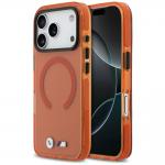 Husa BMW M IML Shockproof Metal Logos cu MagSafe compatibila cu iPhone 17 Pro, Portocaliu 4 - lerato.ro