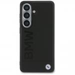 Husa BMW Leather Hot Stamp cu MagSafe compatibila cu Samsung Galaxy S26, Negru 2 - lerato.ro