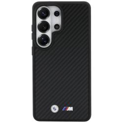 Husa BMW M Kevlar Logo cu MagSafe compatibila cu Samsung Galaxy S26 Ultra, Negru