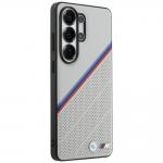 Husa BMW Tricolor Metal Logo cu MagSafe compatibila cu Samsung Galaxy S26 Ultra, Gri 5 - lerato.ro