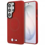 Husa BMW M Metal Logo cu MagSafe compatibila cu Samsung Galaxy S26 Ultra, Rosu 4 - lerato.ro