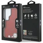 Husa BMW M Metal Logo cu MagSafe compatibila cu Samsung Galaxy S26 Ultra, Rosu 9 - lerato.ro