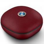 Casti wireless TWS BMW Leather Metal Logo, ENC, Bluetooth 5.4, 310 mAh, USB-C, Rosu 3 - lerato.ro