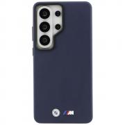 Carcasa BMW M Metal Logo cu MagSafe compatibila cu Samsung Galaxy S26 Ultra, Navy Blue