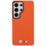 Carcasa BMW M Metal Logo cu MagSafe compatibila cu Samsung Galaxy S26 Ultra, Portocaliu 2 - lerato.ro