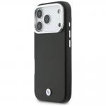 Carcasa BMW M Sign Metal Logo cu MagSafe compatibila cu iPhone 17 Pro, Negru 3 - lerato.ro