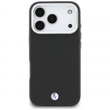 Carcasa BMW M Sign Metal Logo cu MagSafe compatibila cu iPhone 17 Pro, Negru