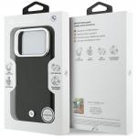 Carcasa BMW M Sign Metal Logo cu MagSafe compatibila cu iPhone 17 Pro, Negru 9 - lerato.ro