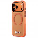 Carcasa BMW M IML Metal Logos cu MagSafe compatibila cu iPhone 17 Pro Max, Portocaliu 3 - lerato.ro