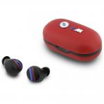Casti wireless TWS BMW Metal Logo, ENC, Bluetooth 5.3, 300mAh, Autonomie 30h, USB-C, IPX5, Rosu 3 - lerato.ro