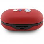 Casti wireless TWS BMW Metal Logo, ENC, Bluetooth 5.3, 300mAh, Autonomie 30h, USB-C, IPX5, Rosu 5 - lerato.ro