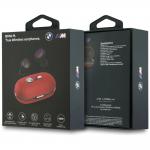 Casti wireless TWS BMW Metal Logo, ENC, Bluetooth 5.3, 300mAh, Autonomie 30h, USB-C, IPX5, Rosu 7 - lerato.ro