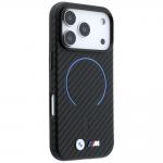 Carcasa BMW M Carbon Printed Ring cu MagSafe compatibila cu iPhone 17 Pro Max / 18 Pro Max, Negru 5 - lerato.ro