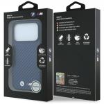 Husa BMW M Carbon Metal Logo cu MagSafe compatibila cu iPhone 18 Pro Max / 17 Pro Max, Navy Blue 9 - lerato.ro