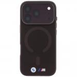 Husa BMW M IML Metal Logo and Trims cu MagSafe compatibila cu iPhone 18 Pro Max / 17 Pro Max, Burgundy 2 - lerato.ro