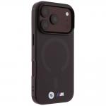 Husa BMW M IML Metal Logo and Trims cu MagSafe compatibila cu iPhone 18 Pro Max / 17 Pro Max, Burgundy 5 - lerato.ro