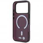 Husa BMW M IML Metal Logo and Trims cu MagSafe compatibila cu iPhone 18 Pro Max / 17 Pro Max, Burgundy 8 - lerato.ro