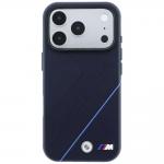 Husa BMW M Tire Track Blue Line cu MagSafe compatibila cu iPhone 18 Pro Max / 17 Pro Max, Navy Blue 2 - lerato.ro