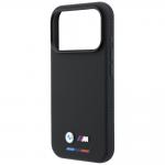 Husa BMW M Quadrille Kevlar Tricolor and Metal Logo cu MagSafe compatibila cu iPhone 18 Pro Max / 17 Pro Max, Negru 7 - lerato.ro