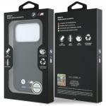 Husa BMW M Quadrille Kevlar Tricolor and Metal Logo cu MagSafe compatibila cu iPhone 18 Pro Max / 17 Pro Max, Negru 9 - lerato.ro
