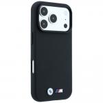 Husa BMW M Quadrille Kevlar Metal Logo cu MagSafe compatibila cu iPhone 18 Pro / 17 Pro, Negru 5 - lerato.ro