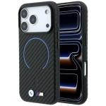 Husa BMW M Carbon Printed Ring cu MagSafe compatibila cu iPhone 18 Pro / 17 Pro, Negru 4 - lerato.ro