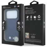Husa BMW M Carbon Metal Logo cu MagSafe compatibila cu iPhone 18 Pro / 17 Pro, Navy Blue 9 - lerato.ro