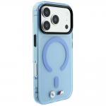 Husa BMW M IML Frosted Metal Logo and Trims cu MagSafe compatibila cu iPhone 18 Pro / 17 Pro, Albastru 5 - lerato.ro