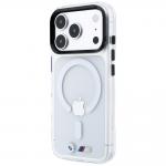 Husa BMW M IML Glossy Metal Logo and Trims cu MagSafe compatibila cu iPhone 18 Pro / 17 Pro, Transparent 3 - lerato.ro