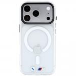 Husa BMW M IML Glossy Metal Logo and Trims cu MagSafe compatibila cu iPhone 18 Pro / 17 Pro, Transparent 2 - lerato.ro