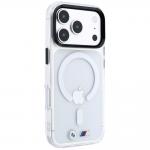 Husa BMW M IML Glossy Metal Logo and Trims cu MagSafe compatibila cu iPhone 18 Pro / 17 Pro, Transparent 5 - lerato.ro