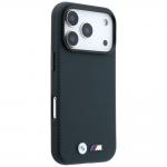 Husa BMW M Quadrille Kevlar Metal Logo cu MagSafe compatibila cu iPhone 18 Pro / 17 Pro, Navy Blue 5 - lerato.ro