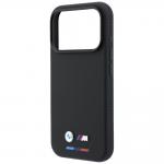 Husa BMW M Quadrille Kevlar Tricolor Metal Logo cu MagSafe compatibila cu iPhone 18 Pro / 17 Pro, Negru 7 - lerato.ro