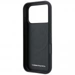 Husa BMW M Quadrille Kevlar Tricolor Metal Logo cu MagSafe compatibila cu iPhone 18 Pro / 17 Pro, Negru 8 - lerato.ro