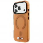 Husa BMW M IML Glossy Metal Logo and Trims cu MagSafe compatibila cu iPhone 18 Pro / 17 Pro, Portocaliu 3 - lerato.ro