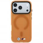 Husa BMW M IML Glossy Metal Logo and Trims cu MagSafe compatibila cu iPhone 18 Pro / 17 Pro, Portocaliu 2 - lerato.ro