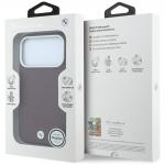 Husa BMW Sign Centered Deboss cu MagSafe compatibila cu iPhone 18 Pro / 17 Pro, Burgundy 9 - lerato.ro