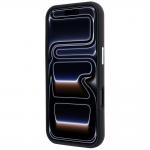 Husa BMW Sign Inclined Deboss Letters cu MagSafe compatibila cu iPhone 18 Pro / 17 Pro, Burgundy 6 - lerato.ro